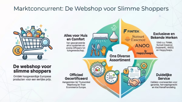 Marktconcurrent over ons voor aslimme shoppers